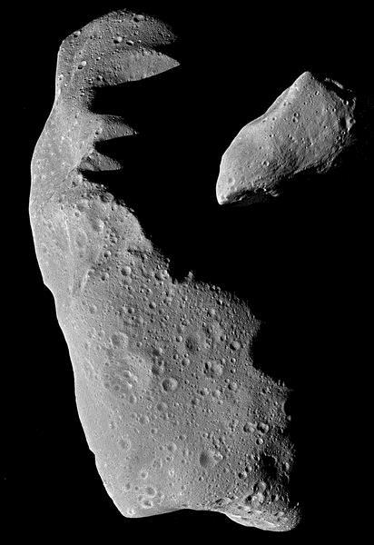Other objects in the Solar System Asteroids are irregular pieces of rock that move