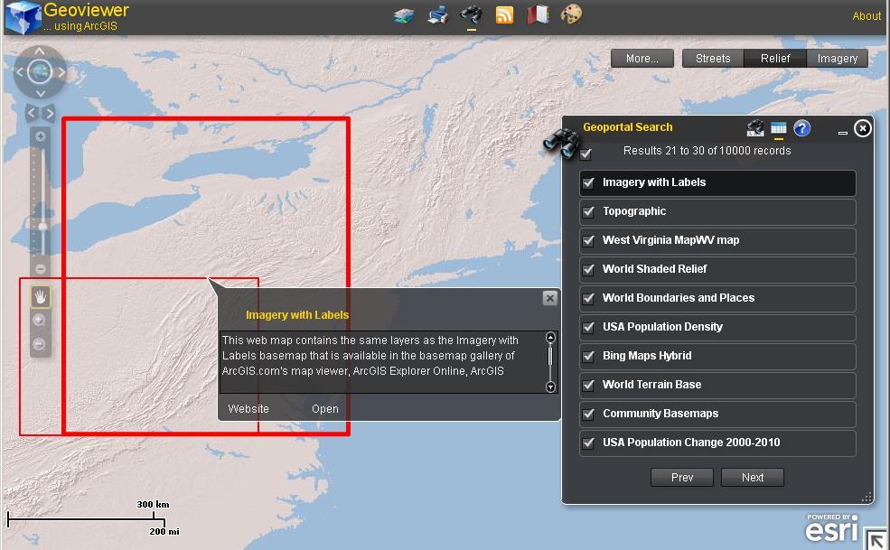 Use Case: I want to make a map Solution: Preview services: - ArcGIS