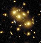 to galaxies. One method for gauging distance is to observe the apparent brightness of a galaxy.