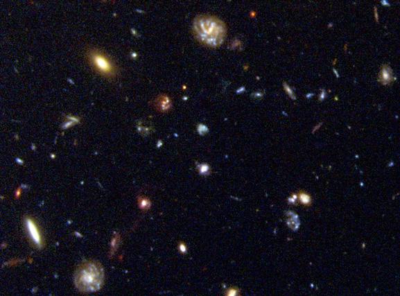Era of Galaxies ( t > 10 9 yr) The first galaxies came into existence about