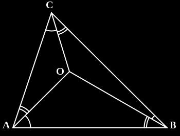 for 3rd angle: C = 180 A B, Determine a side A law of sines for tetrahedra A tetrahedron structure with vertices O, A, B, C.