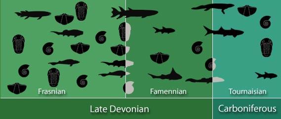 The Late Devonian It is unclear what caused the massextinction, but evidence suggests that it was not one singular
