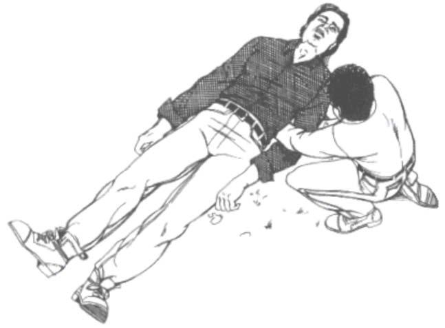 W. Merry, St. John Ambulance: The Official First Aid Guide, McClelland & Stewart Inc. (p. 16) Figure 18-17-9 Bleeding (S) Shock. Shock is a life-threatening disability.