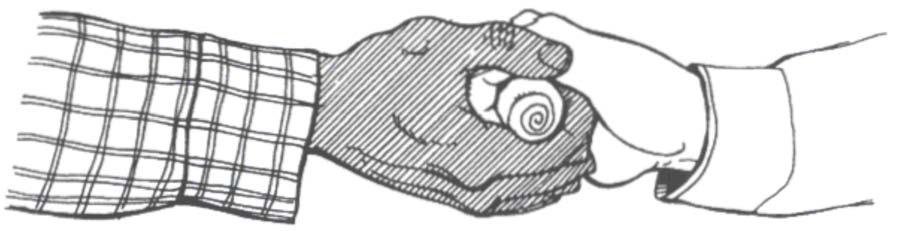 2. Each rescuer will slide one hand under the casualty s thighs and lock fingers over a pad or while wearing mittens or gloves so that fingernails do not dig into each other (as illustrated in Figure