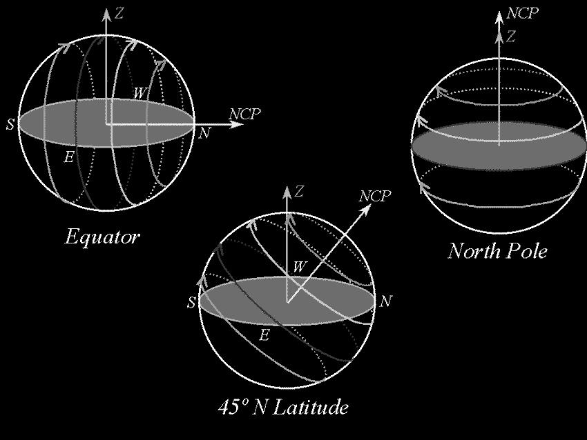 are circumpolar some stars rise & set Celestial equator - extends from the earth s equator Your latitude on earth