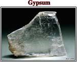 Hydration chemical changes by adding water Anhydrite and Gypsum are close cousins Anhydrite (CaSO 4 ) has a hardness of 3.5 and density of 3.0 g/cm 3.