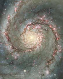Grand-design galaxy M 51 (Whirlpool Galaxy): M 100 NGC 300