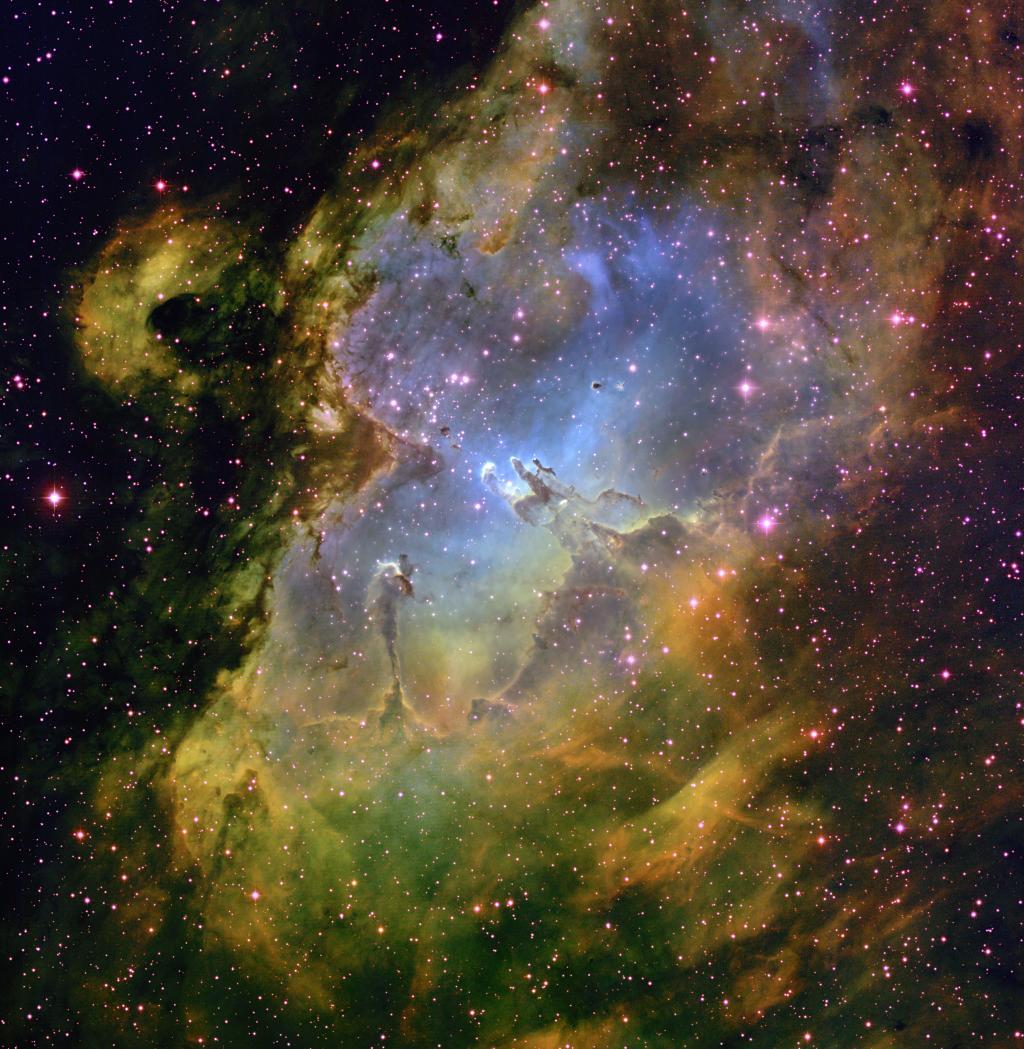 Eagle Nebula: (in Milky Way) Cloud of Gas &