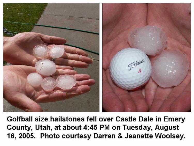 E. Hail- (only forms in cumulonimbus clouds) ice pellets