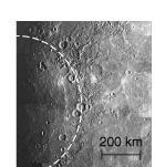 Cratering of Mercury Caloris basin