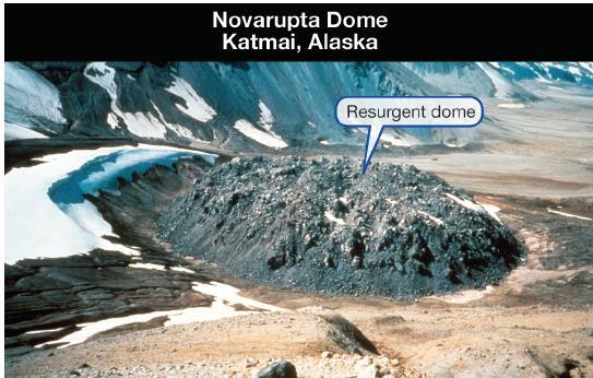 12.2 Volcano features after an eruption If magma flows back up the