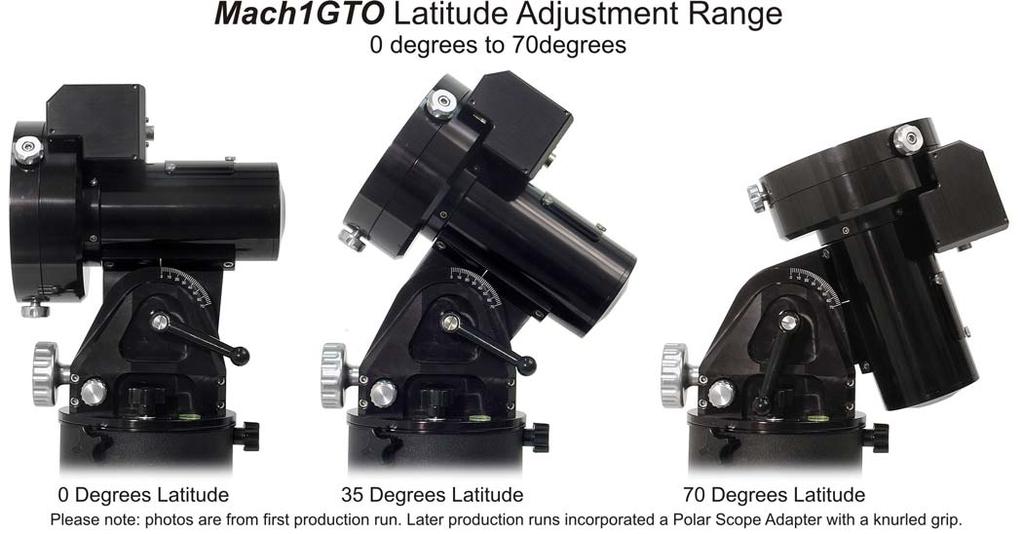 5. Continue your azimuth and altitude adjustments until you can sight Polaris in the polar alignment sight hole. Try to center it roughly in the sight hole.