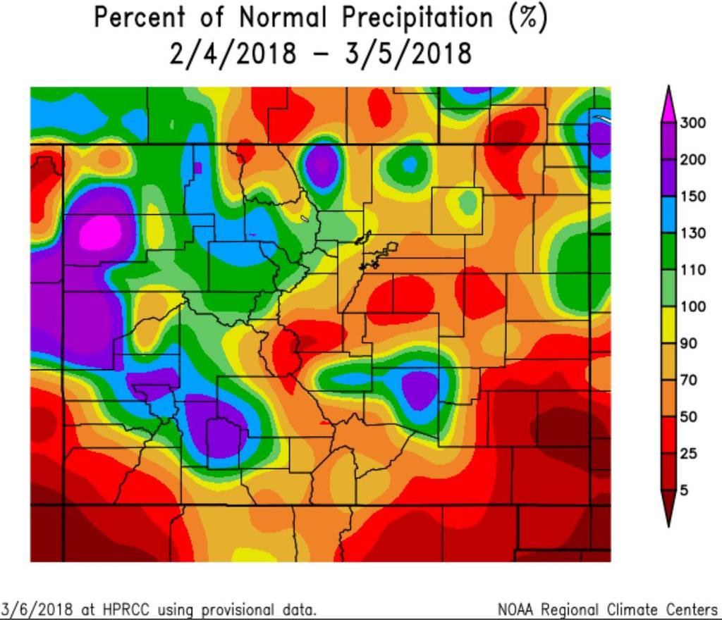 The recent precipitation along with at least some forecast precipitation in the next couple of weeks increases probabilities of at least some green-up development during the spring (albeit likely