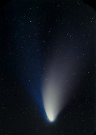 Origin and evolution of comets Comets consist primarily of water-ice and dust, but more volatile species (S2, N2 +, CO) have also been detected.