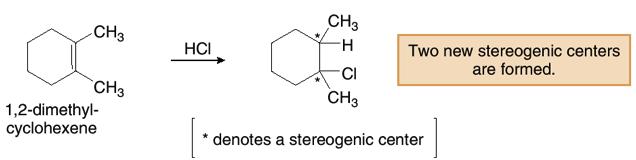 Hydrohalogenation Stereochemistry Addition of HX to