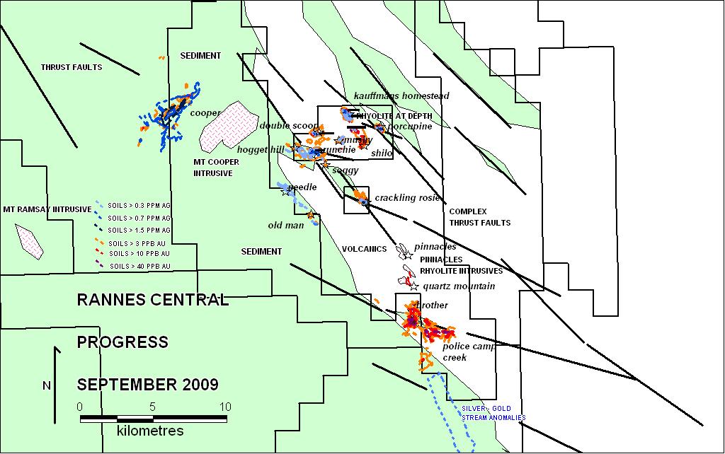 ASX Announcement 26 October 2009 Gold Exploration Update The Directors of D Aguilar Gold Limited (ASX Code: DGR) are pleased to provide the following update on the Rannes and Clermont gold
