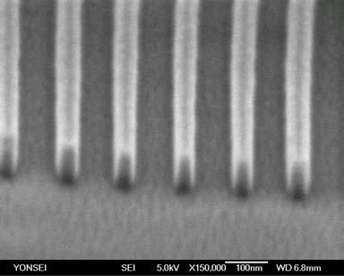 nm 50-60 nm residual layer thickness