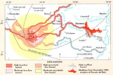 Mitigation of Volcanic Eruptions Mapping and Zoning;