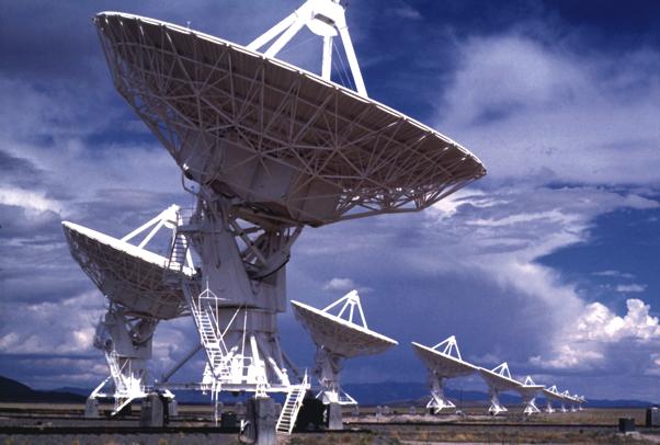 C Two (or more) radio dishes observe the same object C
