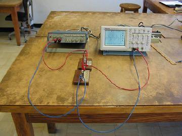 Oscilloscope and generator setup tips Function generator Amplitude: 10V peakpeak Frequency: 150Hz Signal generator