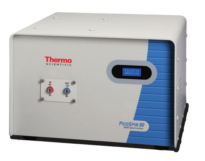 The GC/MS data in combination with the picospin 80 NMR spectrum allows for the positive identification of the seized sample as 1,1-diisobutoxy-2-methylpropane.