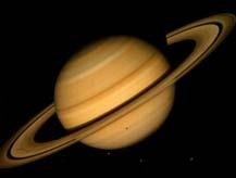 07 Mean Cloud Temperature ( o C): -121 Atmospheric pressure (bars): 0.7 Hydrogen (90%) Helium (10%) The Outer Planets: Saturn Mass(kg): 5.688e+26 Mass (earths): 9.5181e1 Eq. radius (km): 60,268 Eq.