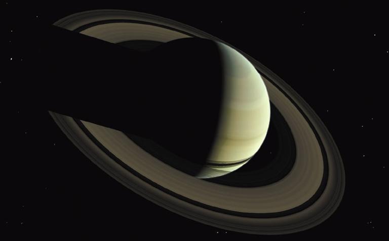 Saturn Average distance from the sun: 9.54 AU Radius: 60,268 km, 9.4 radius of Earth Mass: 95.2 mass of Earth Average density: 0.