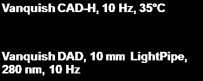 Metoprolol CAD Impurity N UV @ 280nm -20 0 1 2 3 4 5 6 7 8 9 10 Time [min]