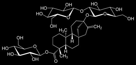 Artificial Sweeteners: Steviol Glycosides R e s p o n s e 161 140 120 100 Stevioside Column: Acclaim Trinity P1, 3 µm, 2.1 150 mm Mobile phase: 88:12 (v/v) Acetonitrile:10 mm ammonium formate, ph 3.