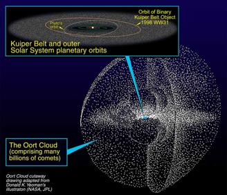 Comets: Who s Who Recall--two comet groups: Kuiper belt, Oort cloud Q: how are these different?
