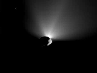 Deep Impact On July 4, 2005, NASA sent part of the Deep Impact probe on a collision course with Comet Tempel 1 Material excavated by the impact contained more dust and less ice than had been expected