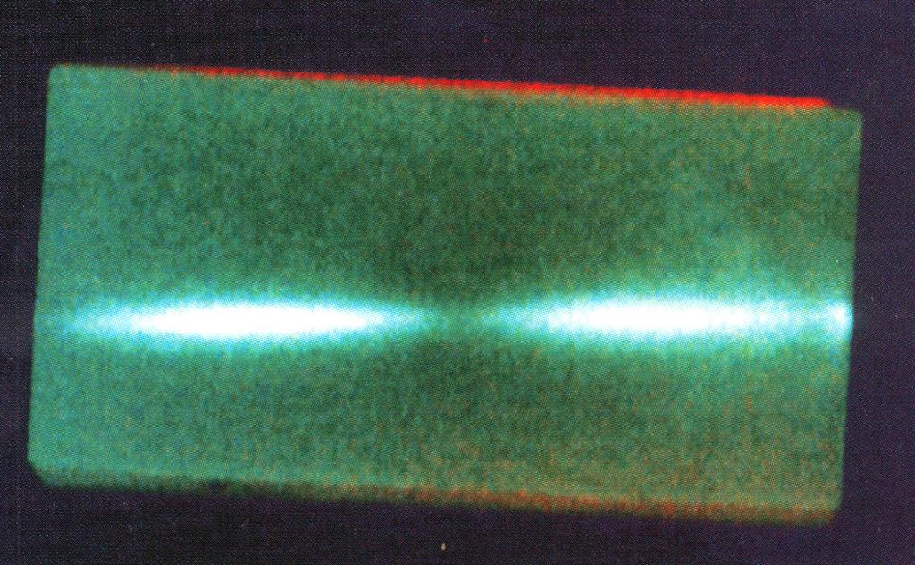 /3/7 Light created in real crystals Far from phase-matching: SHG crystal Input beam Output beam Closer to phase-matching: SHG crystal Input beam Output beam Note that SH beam is brighter as