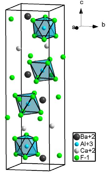and CaF 2 -BaF 2 -AlF 3 ternary system Isolated chains of