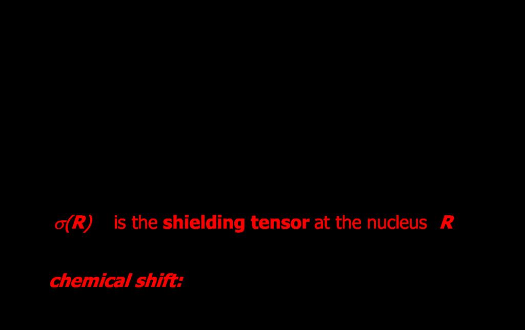 NMR shielding,
