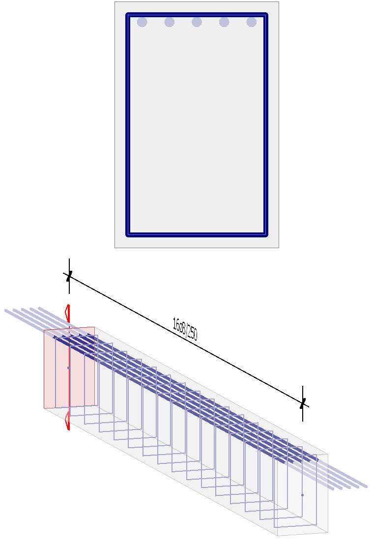 FEM-Design 6.0 We modelled the beam with beam finite elements. In FEM-Design we increased the division number of the beam finite elements to five to get the more accurate results. Figure 7.