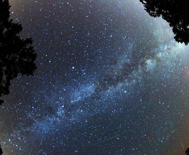 The disk of the Milky Way Galaxy appears in our sky as a faint