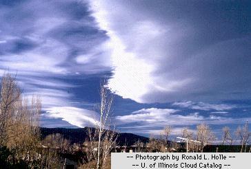 Cloud Formation Orographic Lifting Clouds form over a