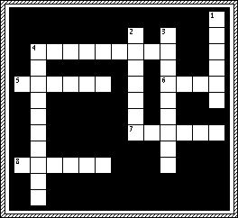 8 ACROSS Now the hair of Samson's head "began to grow again after it had been.