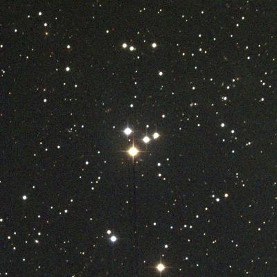 M73 4 Star Asterism Constellation Aquarius 20 : 58.9 (h:m) -12 : 38 (deg:m) 2.5 (kly) 9.0 (mag) 2.