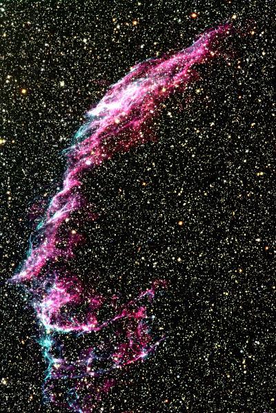 They expand into and mix with the ISM Figure 6: Examples of supernova remnants: the Crab Nebula (M1), left, and part of the Veil Nebula, right.
