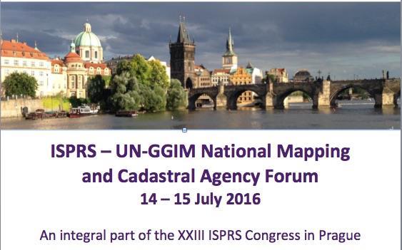 ISPRS Congress, Prague, July 12-19, 2016