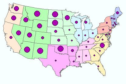 MULTIPLE ATTRIBUTE MAPS USA