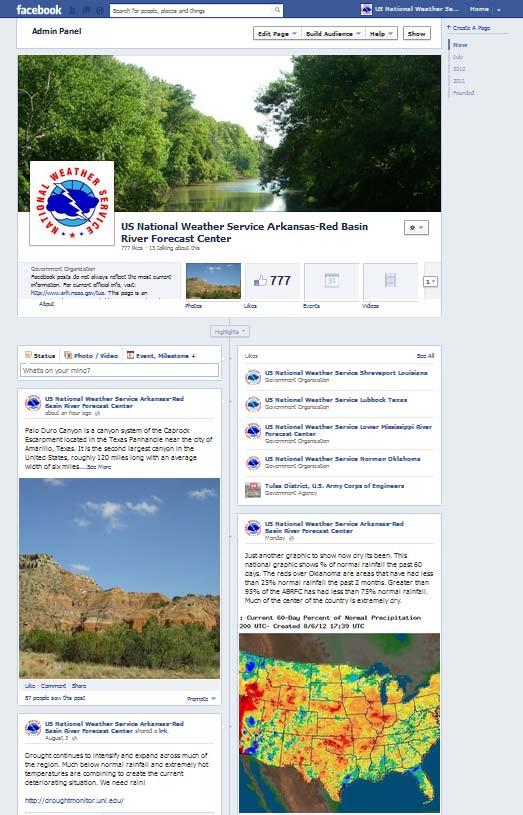 Recent Changes Arkansas-Red Basin River Forecast Center Internet