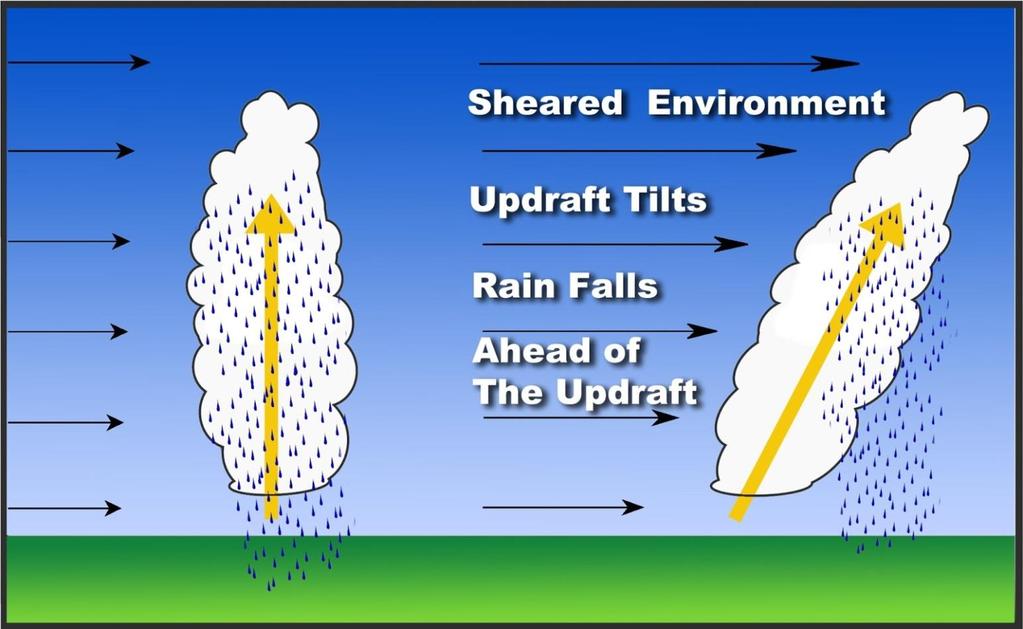 http://weather.gov A 4 th Ingredient for strong to severe storms: Wind Shear Weak shear vs.
