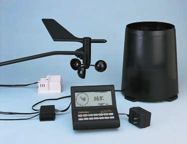 7440 Weather Monitor II 7440CS Complete Weather Monitor II Station EZ-Mount GroWeather Includes console with barometer, plus anemometer, rain collector, temperature and temperature/humidity sensors,