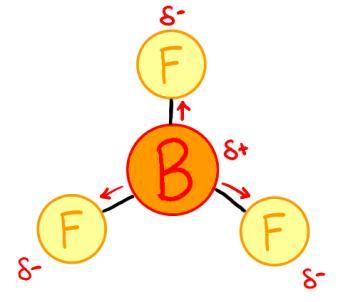In diatomic molecules, one part will be more negative, as one atom attracts the electrons towards