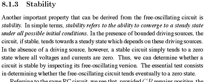 Stability Definition