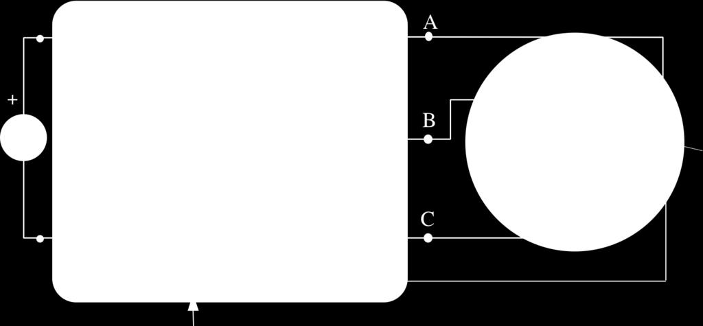 Rotor position sensor (Hall probe)