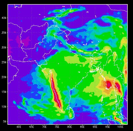 Grell Convective Scheme, Fritsch - Chappell Closure (JJAS )