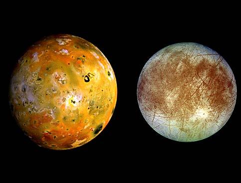 Moons of Jovian planets Io (1,821 km), Europa (1,565 km), Titan (2,575 km) Many moons are planetlike in almost every way except their orbits.